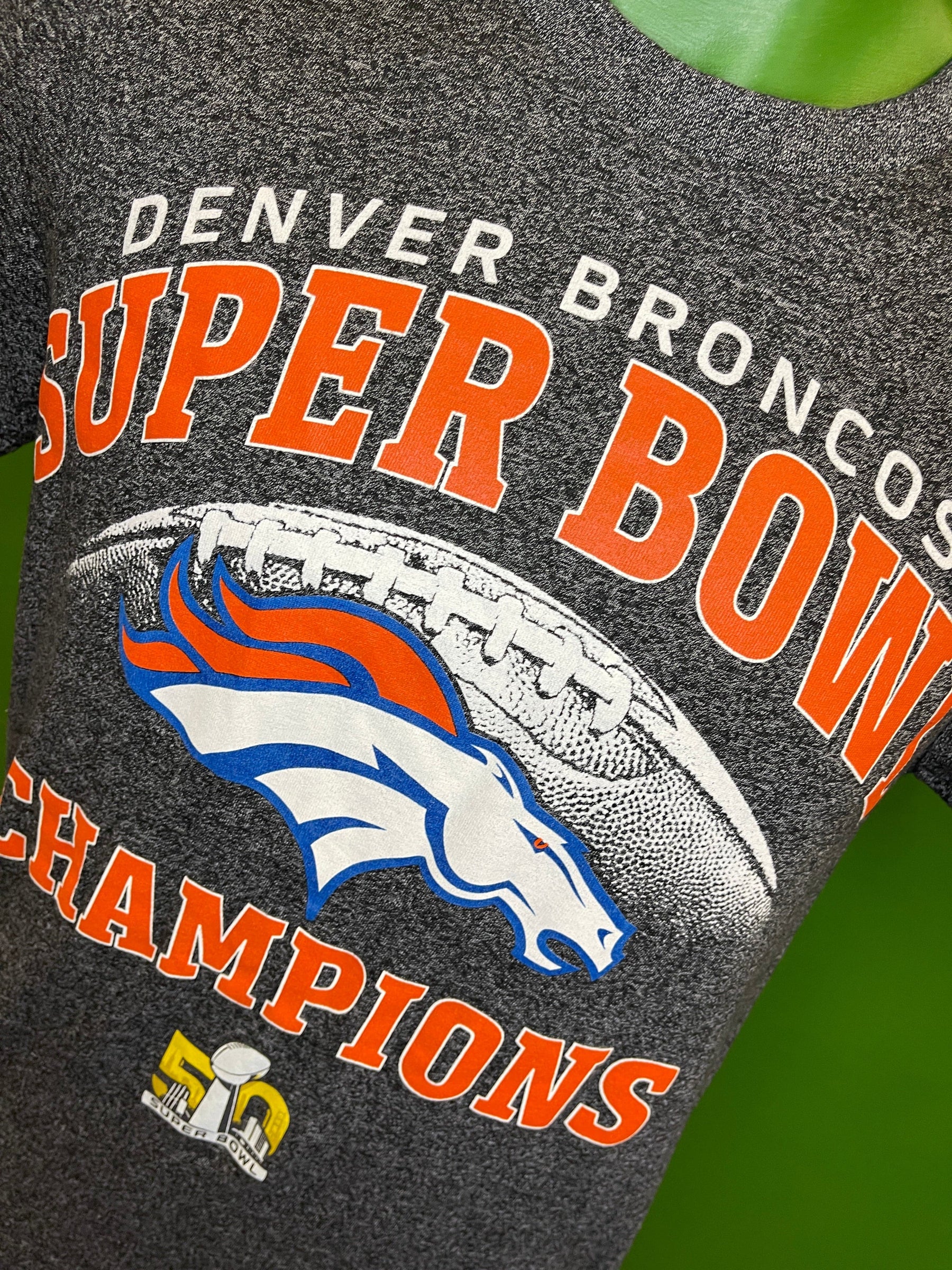 NFL Denver Broncos Super Bowl 50 Champions T Shirt Men s Small