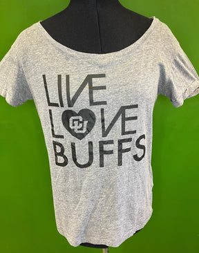 NCAA Colorado Buffaloes "Live Love Buffs" T-Shirt Women's Small