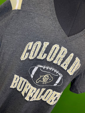 NCAA Colorado Buffaloes V-Neck T-Shirt Women's 2X-Large