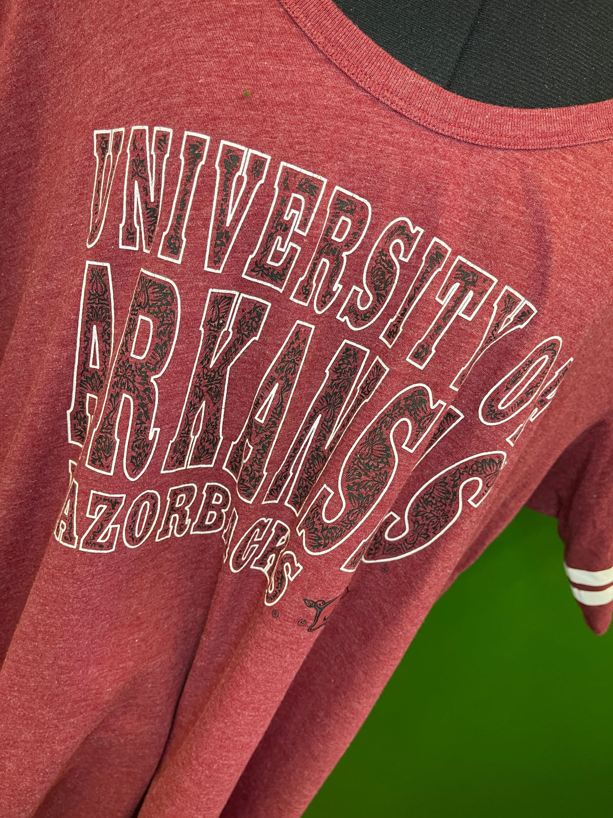 NCAA Arkansas Razorbacks Heathered Red T-Shirt Women's 2X-Large