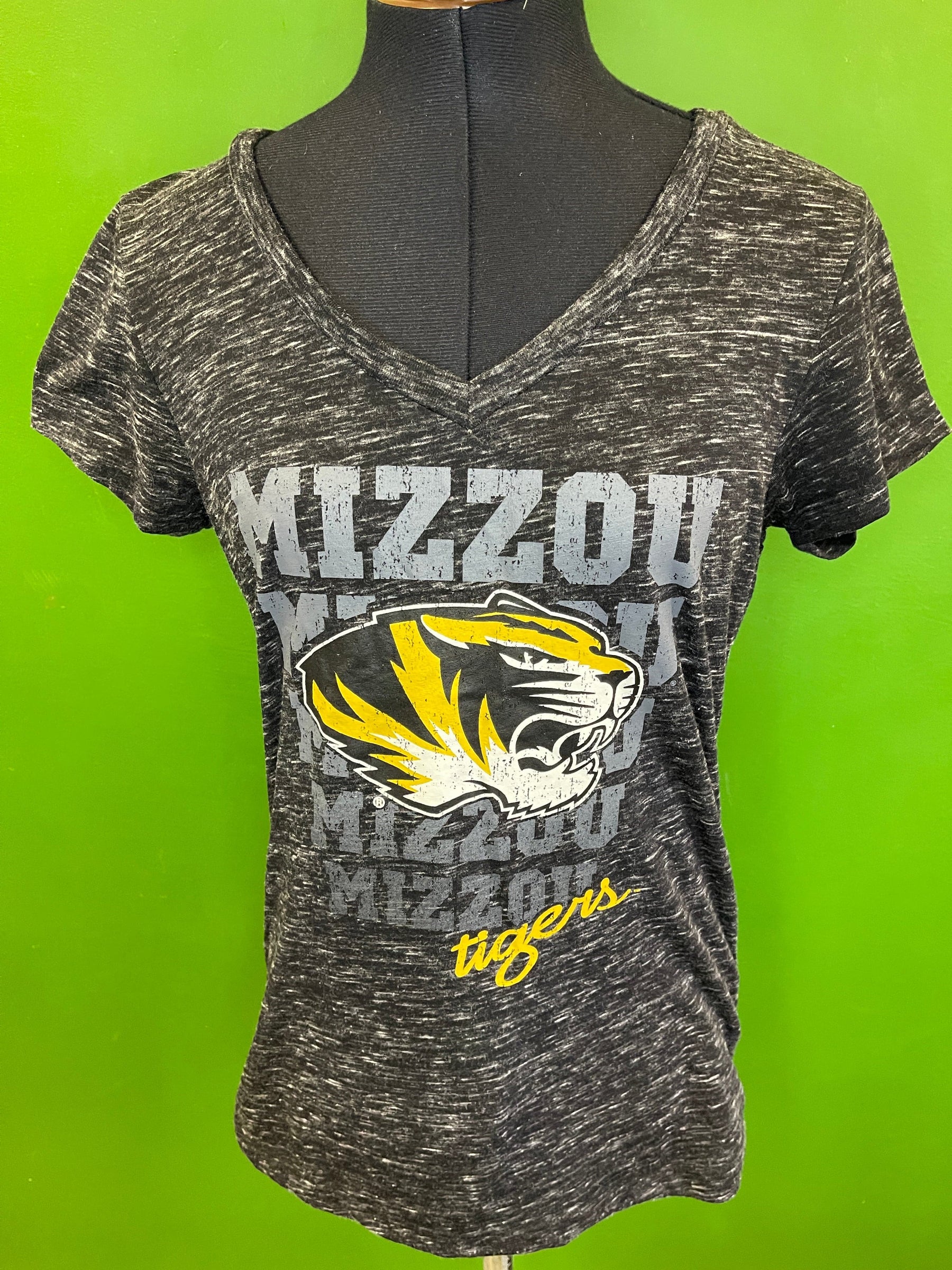 NCAA Missouri Mizzou Tigers Tissue T-Shirt Women's Small