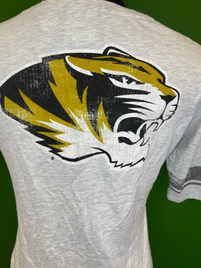 NCAA Missouri Mizzou Tigers V-Neck T-Shirt Women's Small