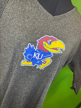 NCAA Kansas Jayhawks Climalite Heathered Grey L/S T-Shirt Women's X-Large