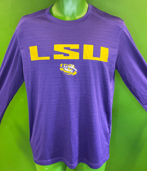 NCAA LSU Tigers Colosseum Striped L/S T-Shirt Men's Medium