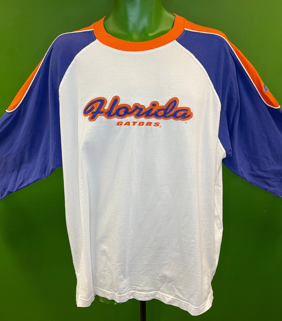 NCAA Florida Gators Vintage Raglan L/S T-Shirt Men's X-Large