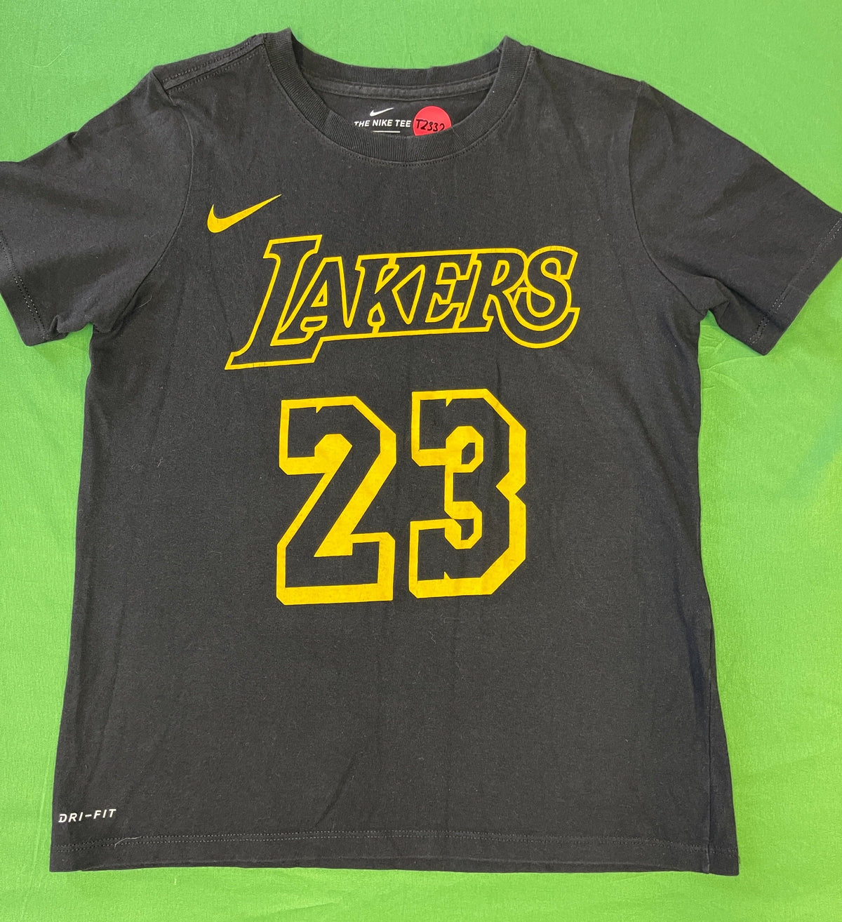 NBA Los Angeles Lakers Lebron James #23 Dri-Fit T-Shirt Youth Small 8