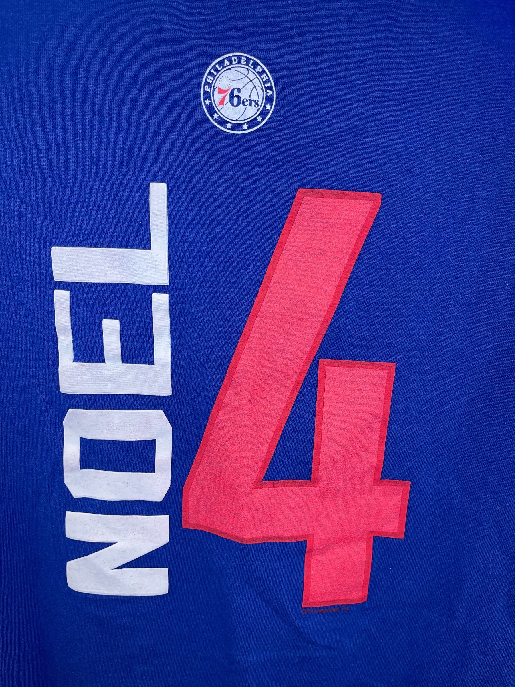 NBA Philadelphia 76ers Nerlens Noel #4 Majestic T-Shirt Men's X-Large