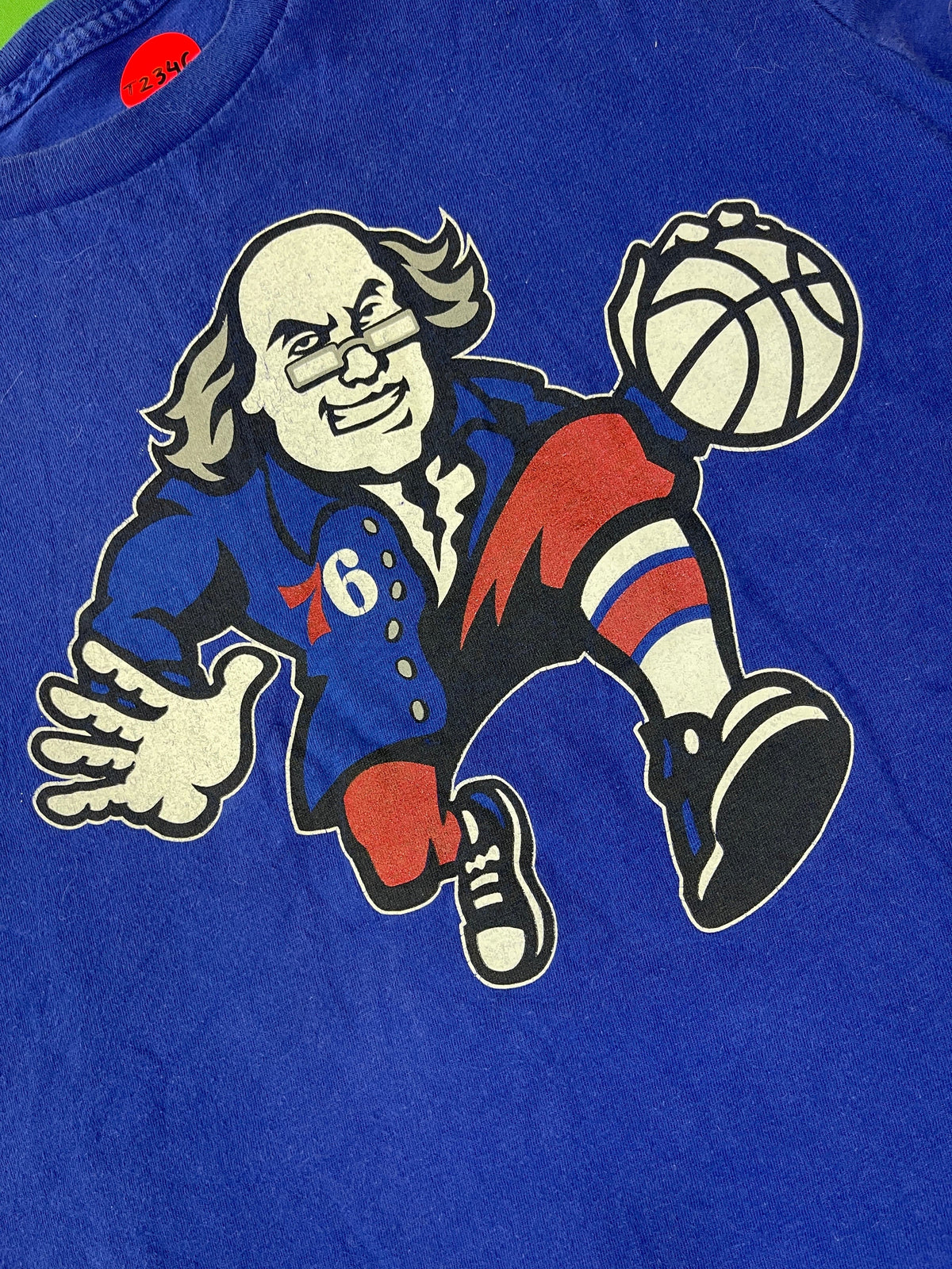 NBA Philadelphia 76ers 100% Cotton T-Shirt Youth Small 8