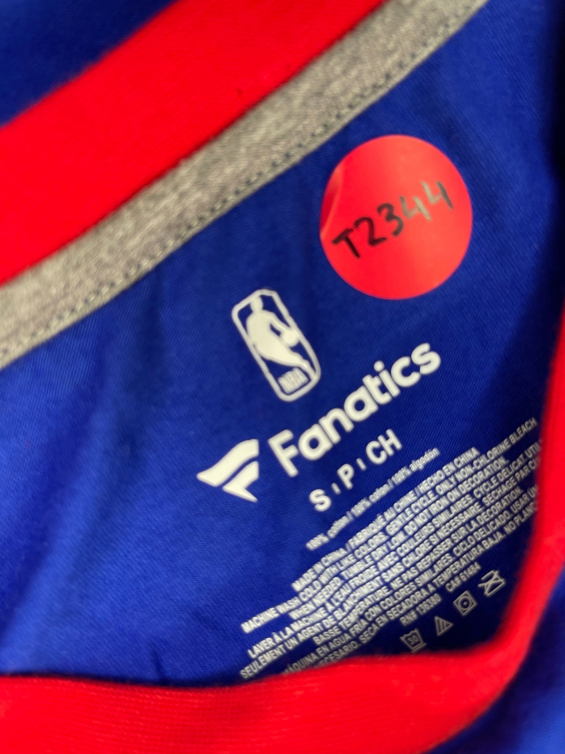 NBA Philadelphia 76ers Fanatics Colourblock L/S T-Shirt Men's Small