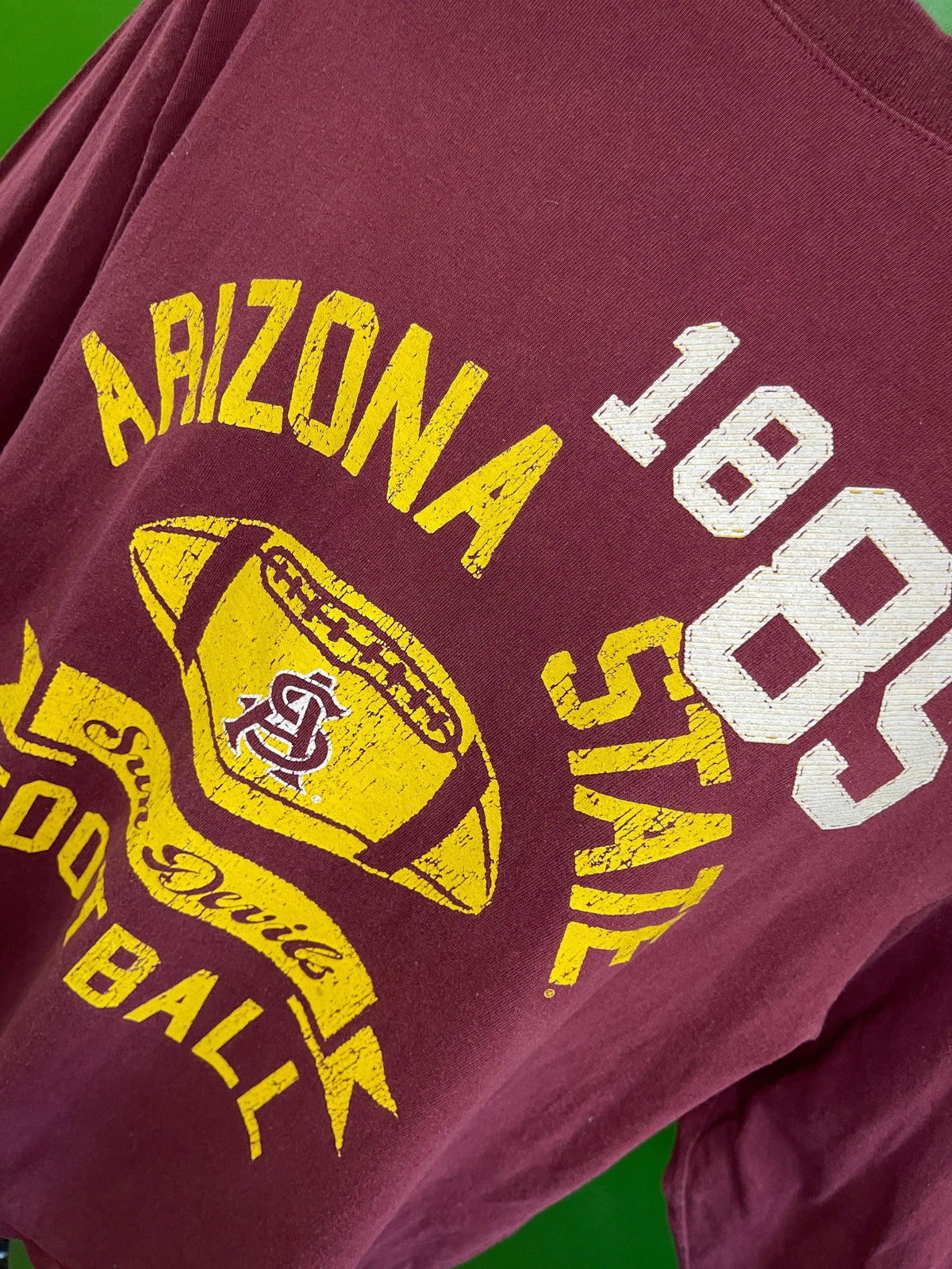 NCAA Arizona State Sun Devils 100% Cotton L/S T-Shirt Men's X-Large