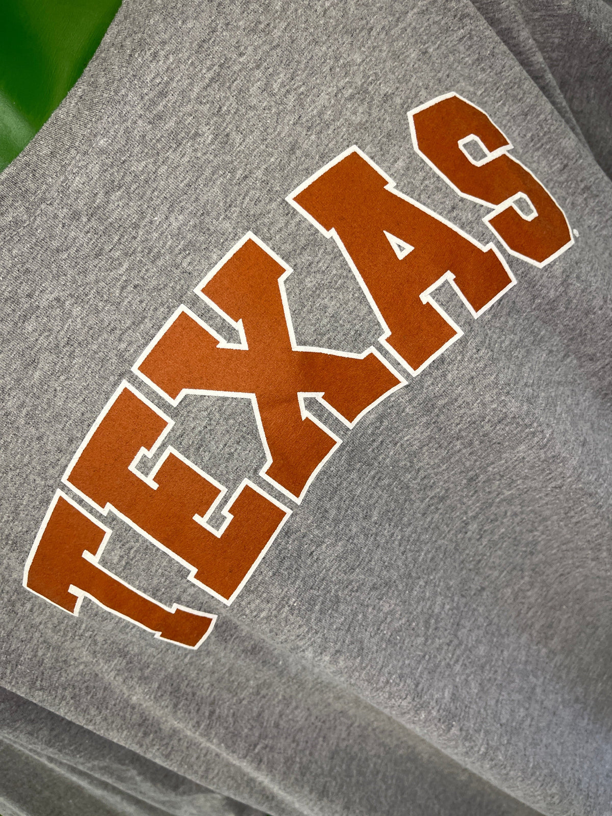 NCAA Texas Longhorns Russell Heathered Grey L/S T-Shirt Men's Large