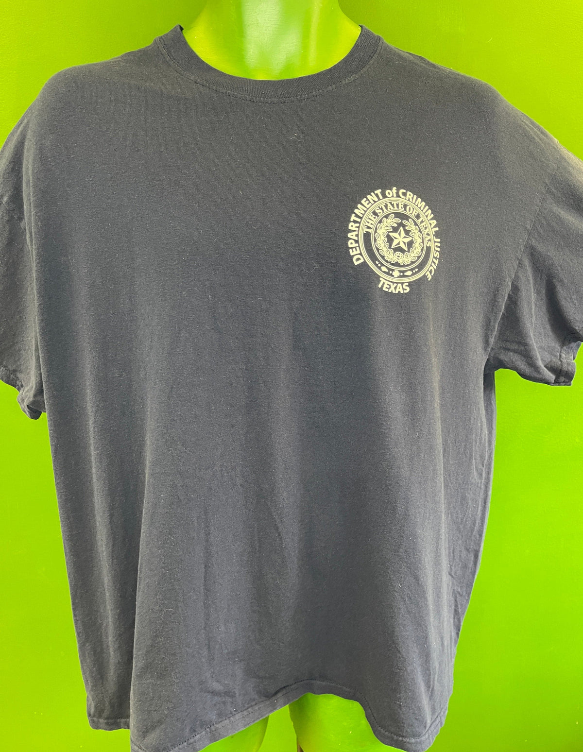 Department of Criminal Justice Texas T-Shirt Men's X-Large