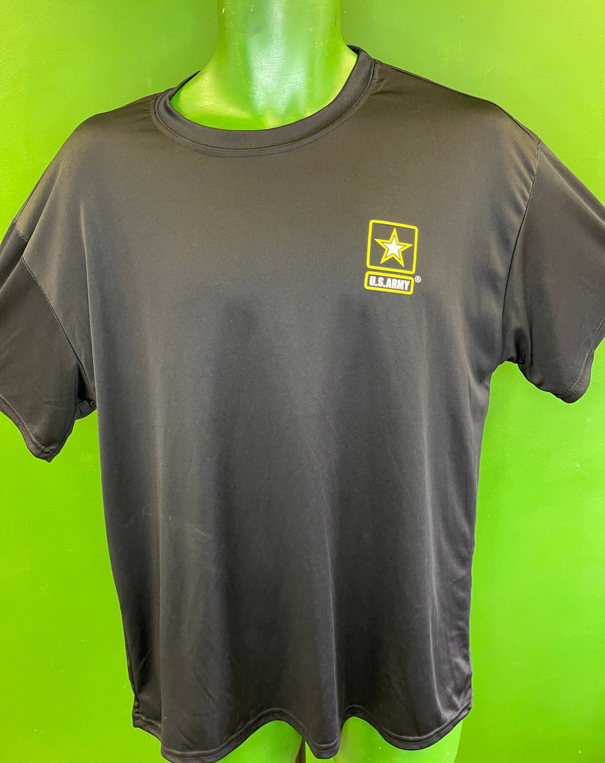 US Army Black T-Shirt Men's Medium