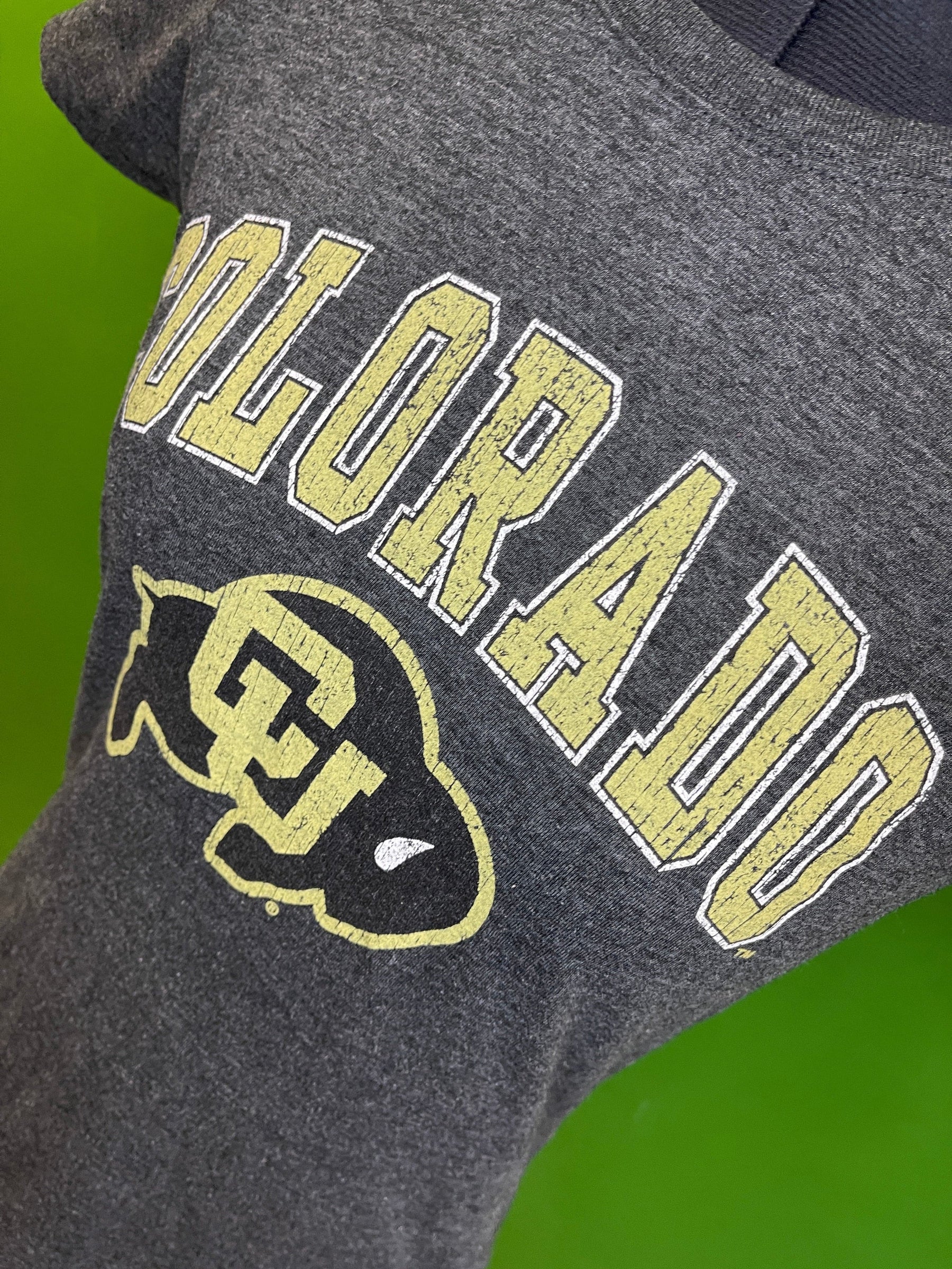 NCAA Colorado Buffaloes Heathered Grey T-Shirt Women's Small