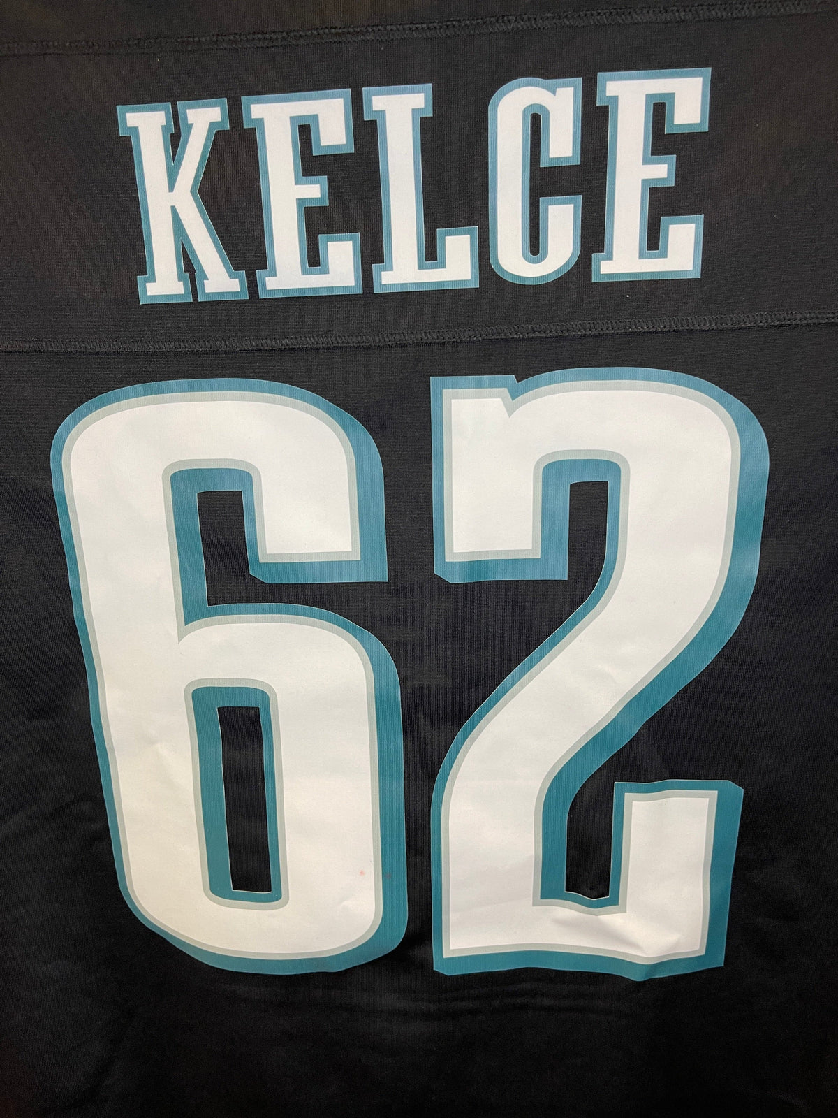 NFL Philadelphia Eagles Jason Kelce #62 Game Jersey Men's Medium New with Defect