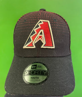 MLB Arizona Diamondbacks New Era 9FORTY Black Baseball Cap/Hat Youth OSFM NWT