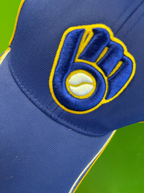 MLB Milwaukee Brewers Nylon/Spandex Baseball Hat/Cap Men's OSFM