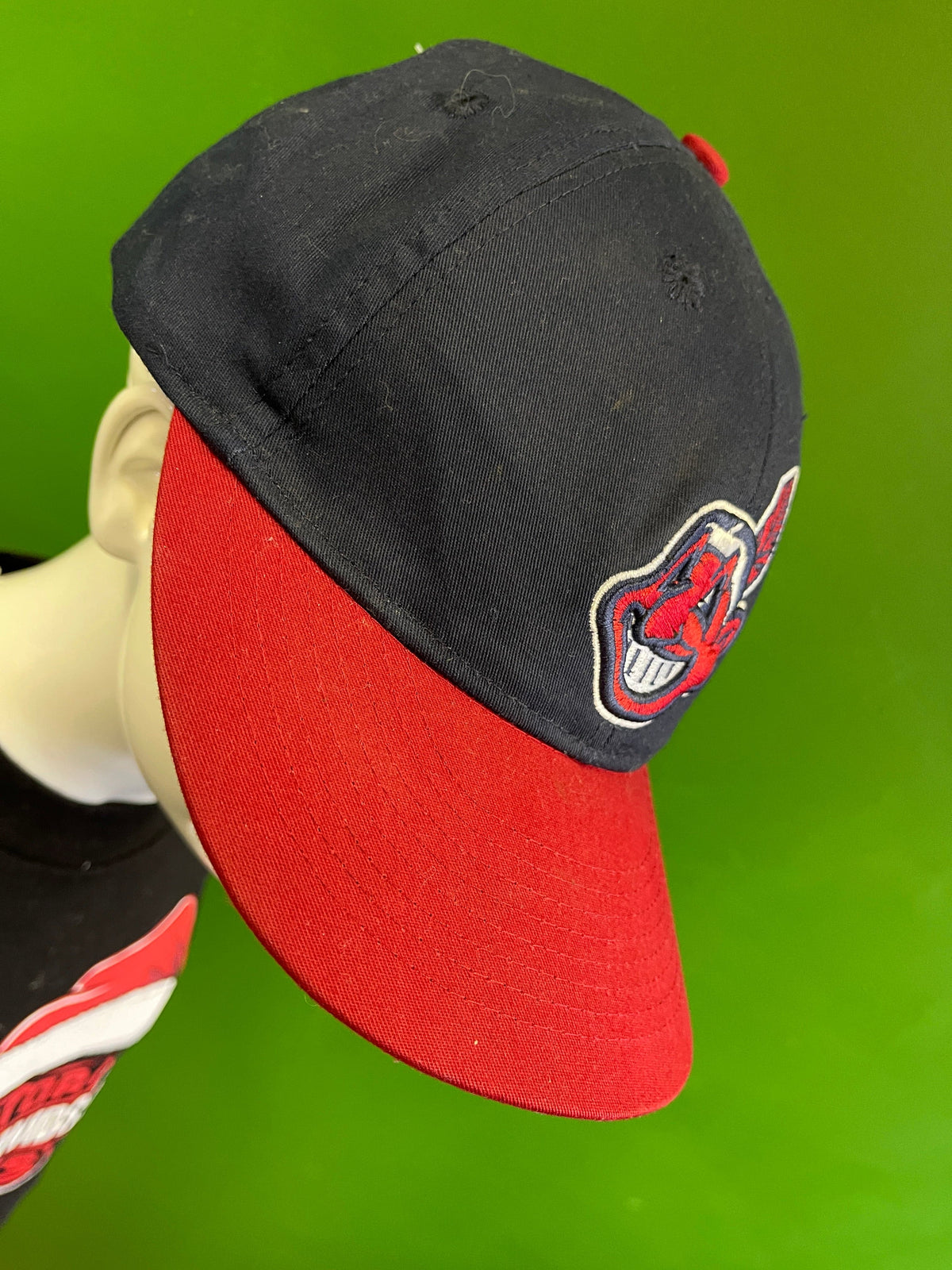 MLB Cleveland Guardians (Indians) 100% Cotton Blue Baseball Hat/Cap Youth OSFM