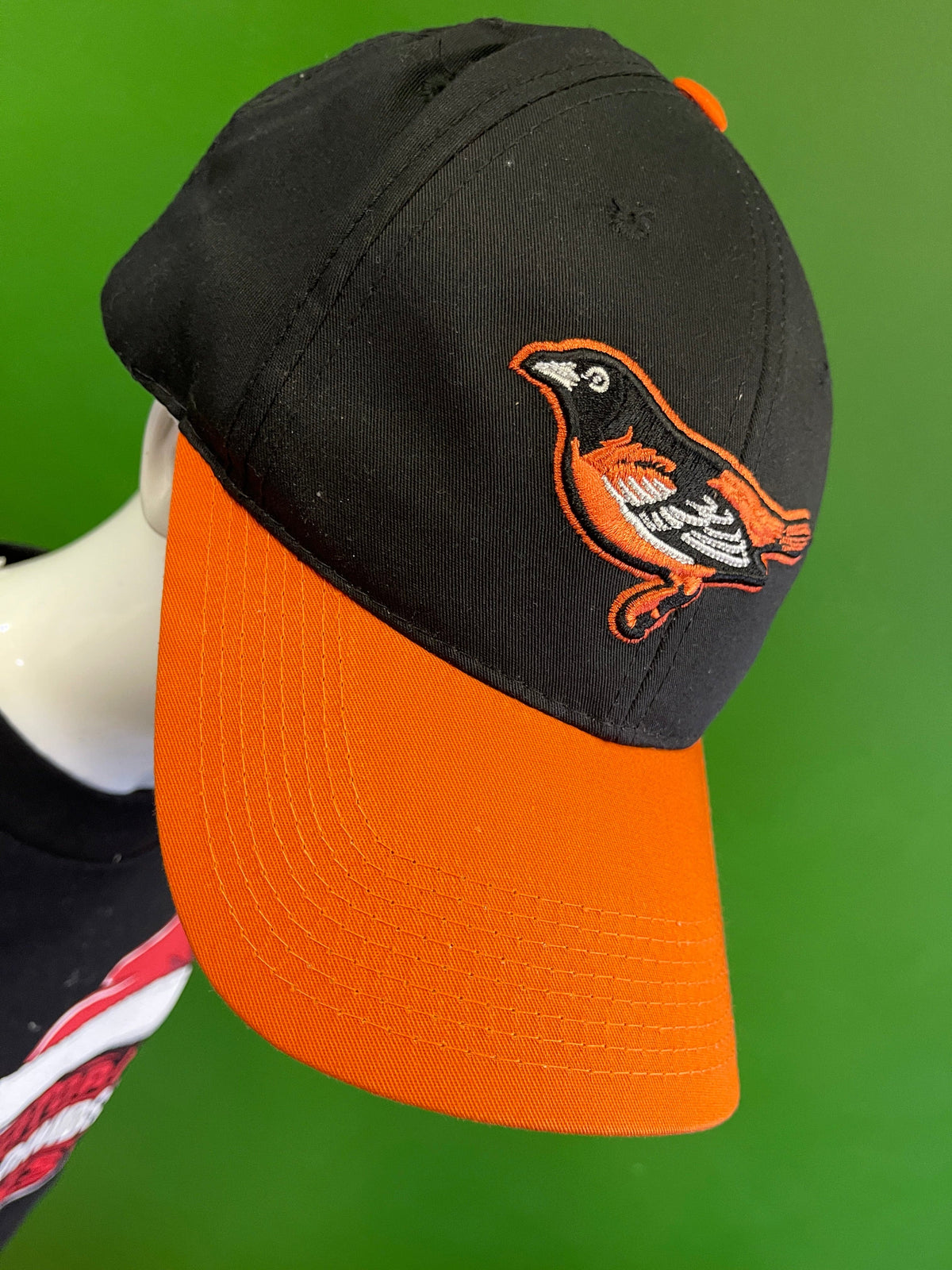 MLB Baltimore Orioles Cotton Black Baseball Hat/Cap OSFM