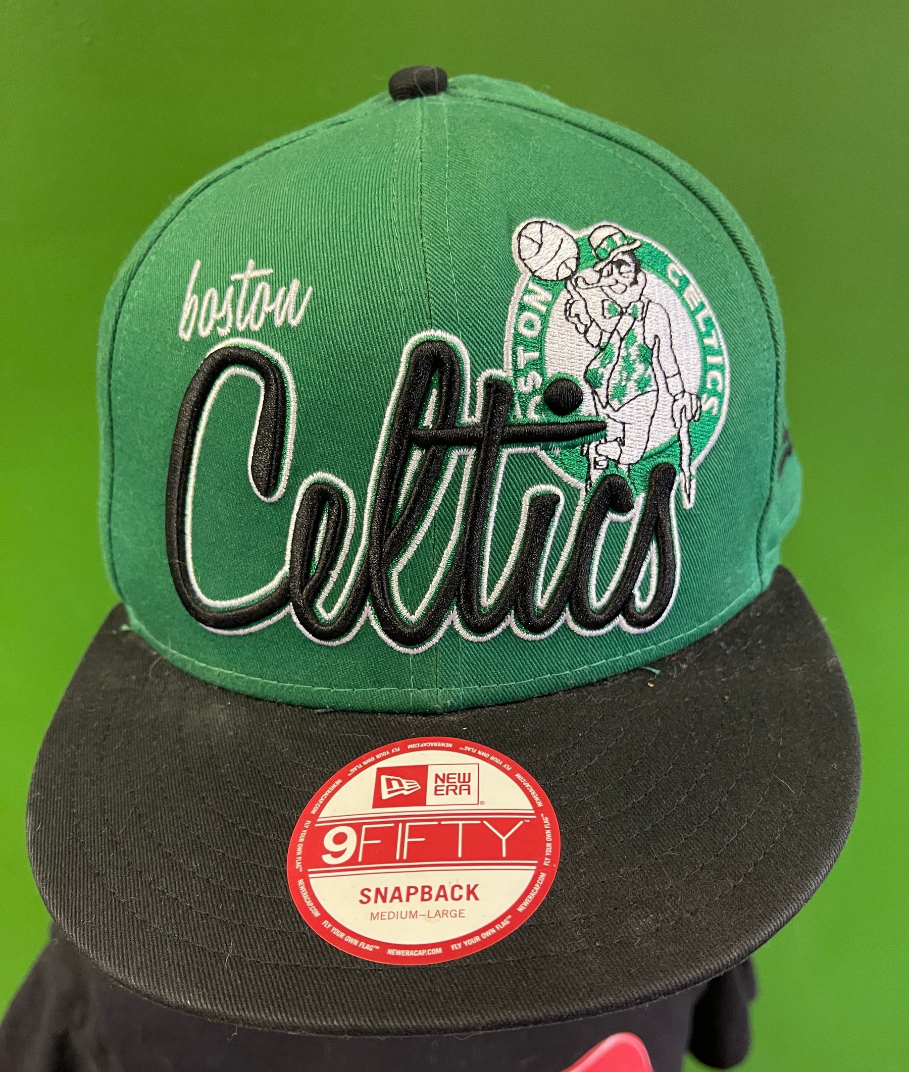 NBA Boston Celtics New Era 9FIFTY Green Snapback Hat/Cap OSFM