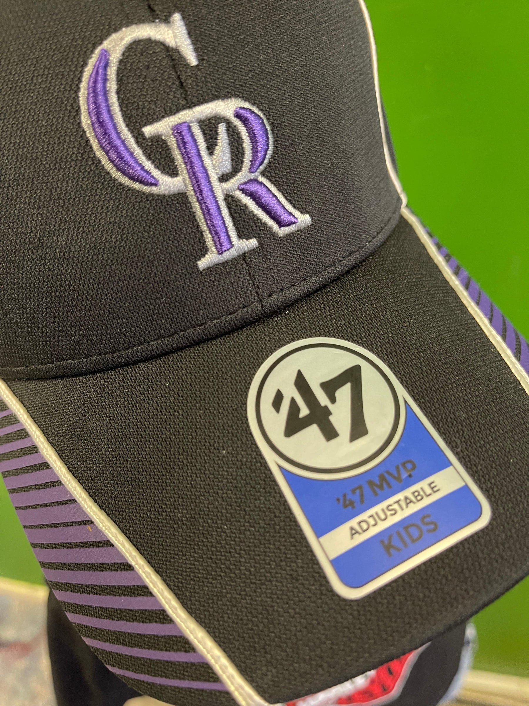 MLB Colorado Rockies '47 MVP Baseball Cap/Hat Youth/Kids OSFM NWT