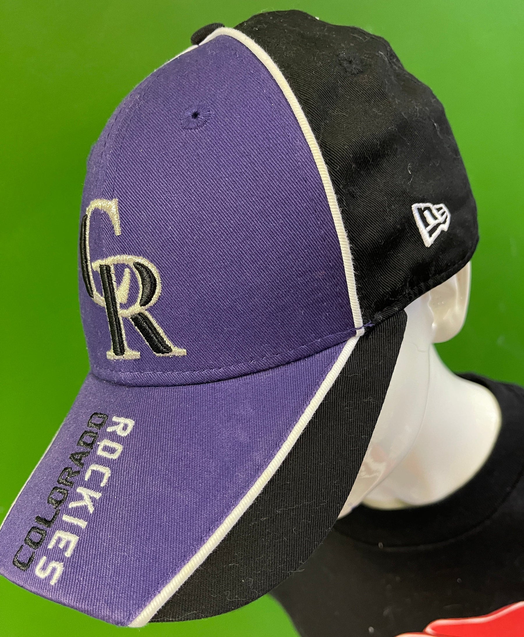 MLB Colorado Rockies New Era 9FORTY Colour Block Baseball Cap/Hat Youth OSFM