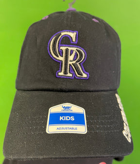 MLB Colorado Rockies Cotton Baseball Hat/Cap Youth OSFM NWT