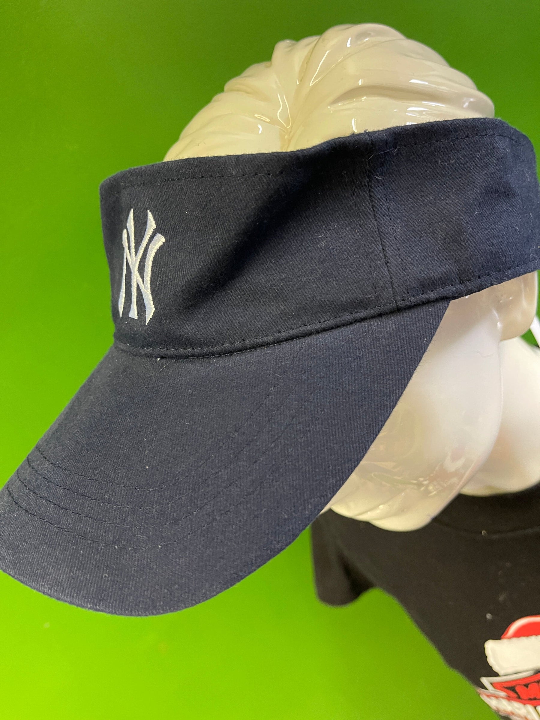 MLB New York Yankees Navy Blue Visor Cap Hat OSFM