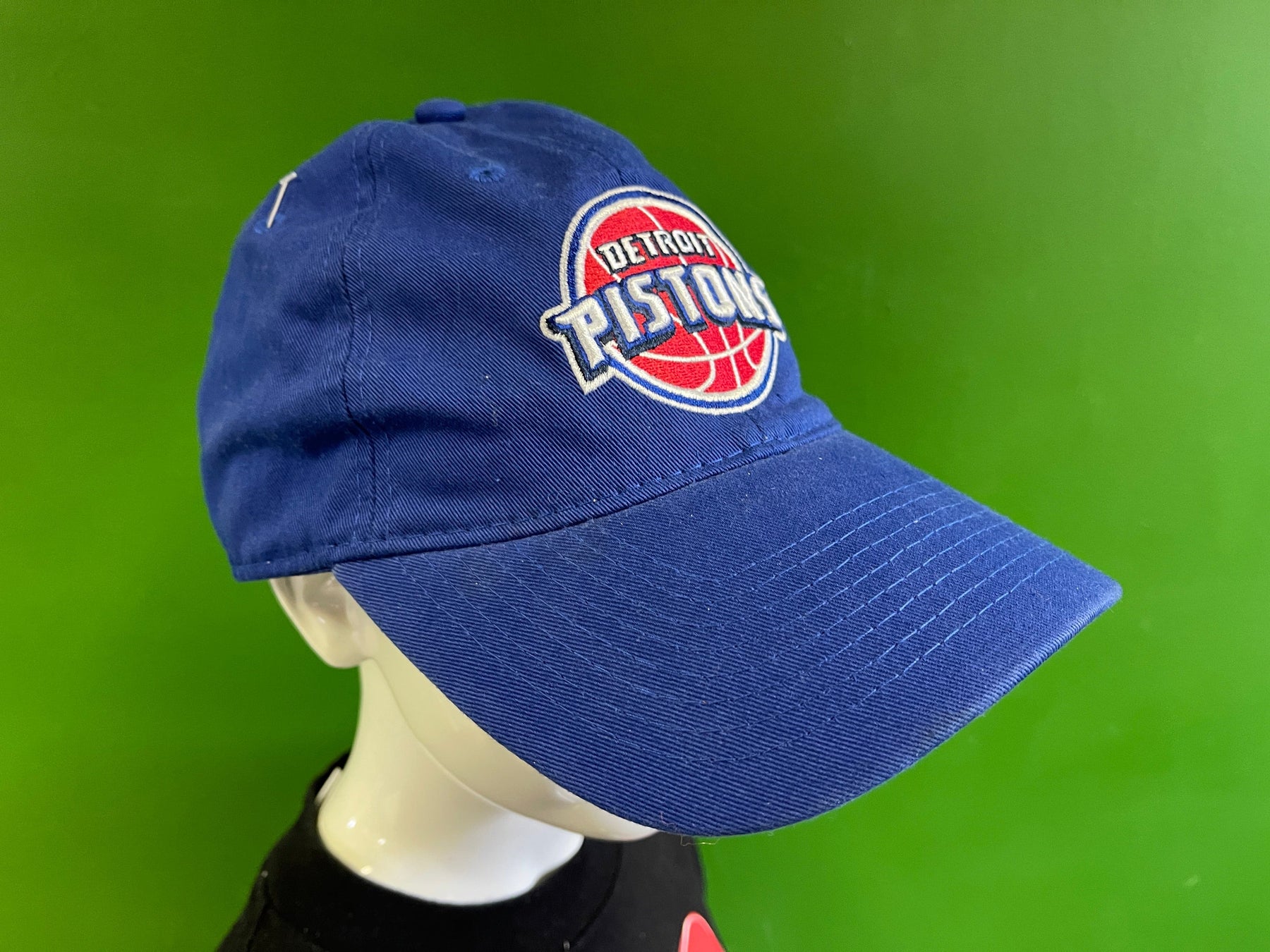 NBA Detroit Pistons 100% Cotton Blue Baseball Hat/Cap Men's OSFM