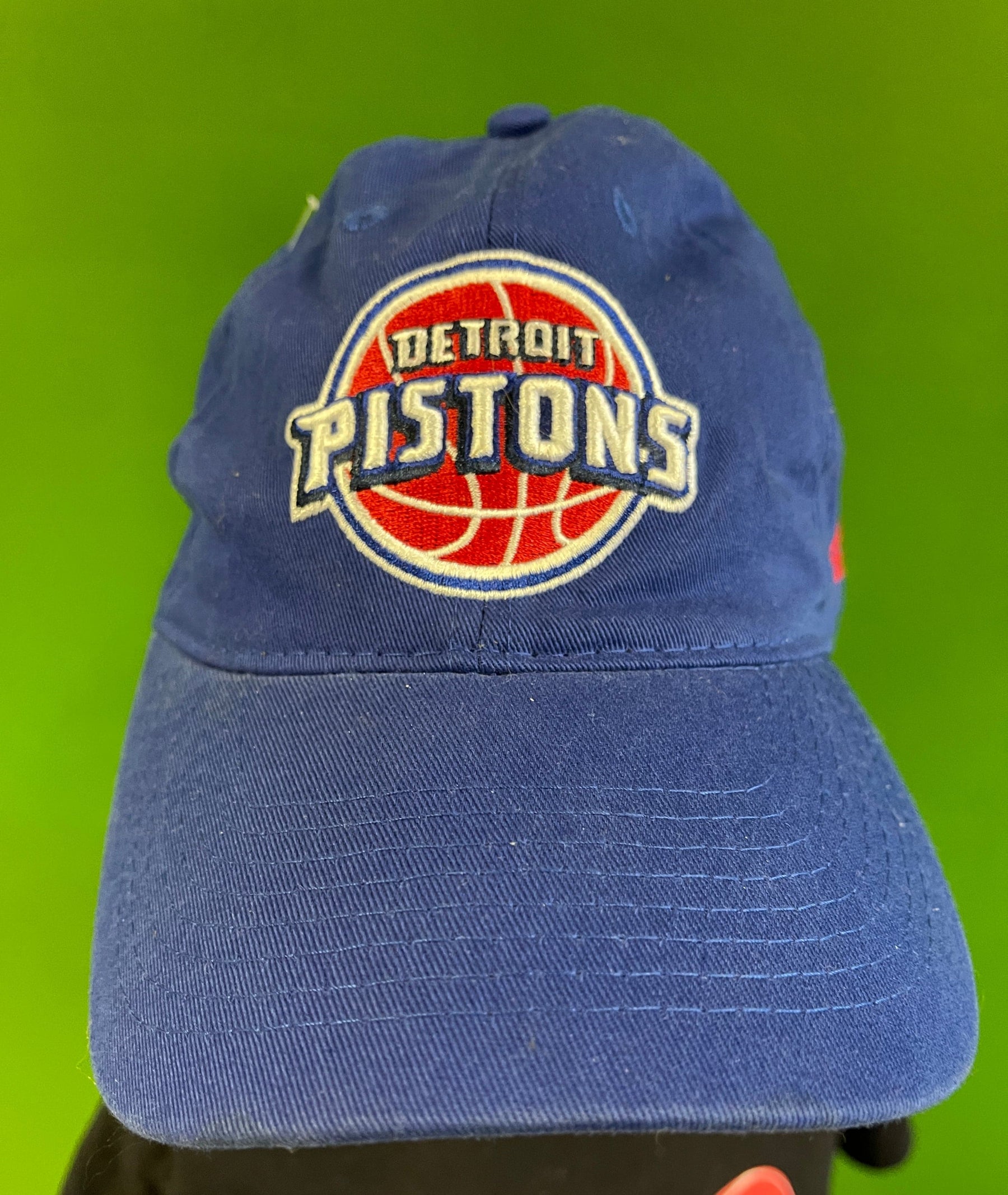 NBA Detroit Pistons 100% Cotton Blue Baseball Hat/Cap Men's OSFM