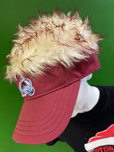 NHL Colorado Avalanche Fan Favorite Fuzzy Visor Hat/Cap OSFM NWT