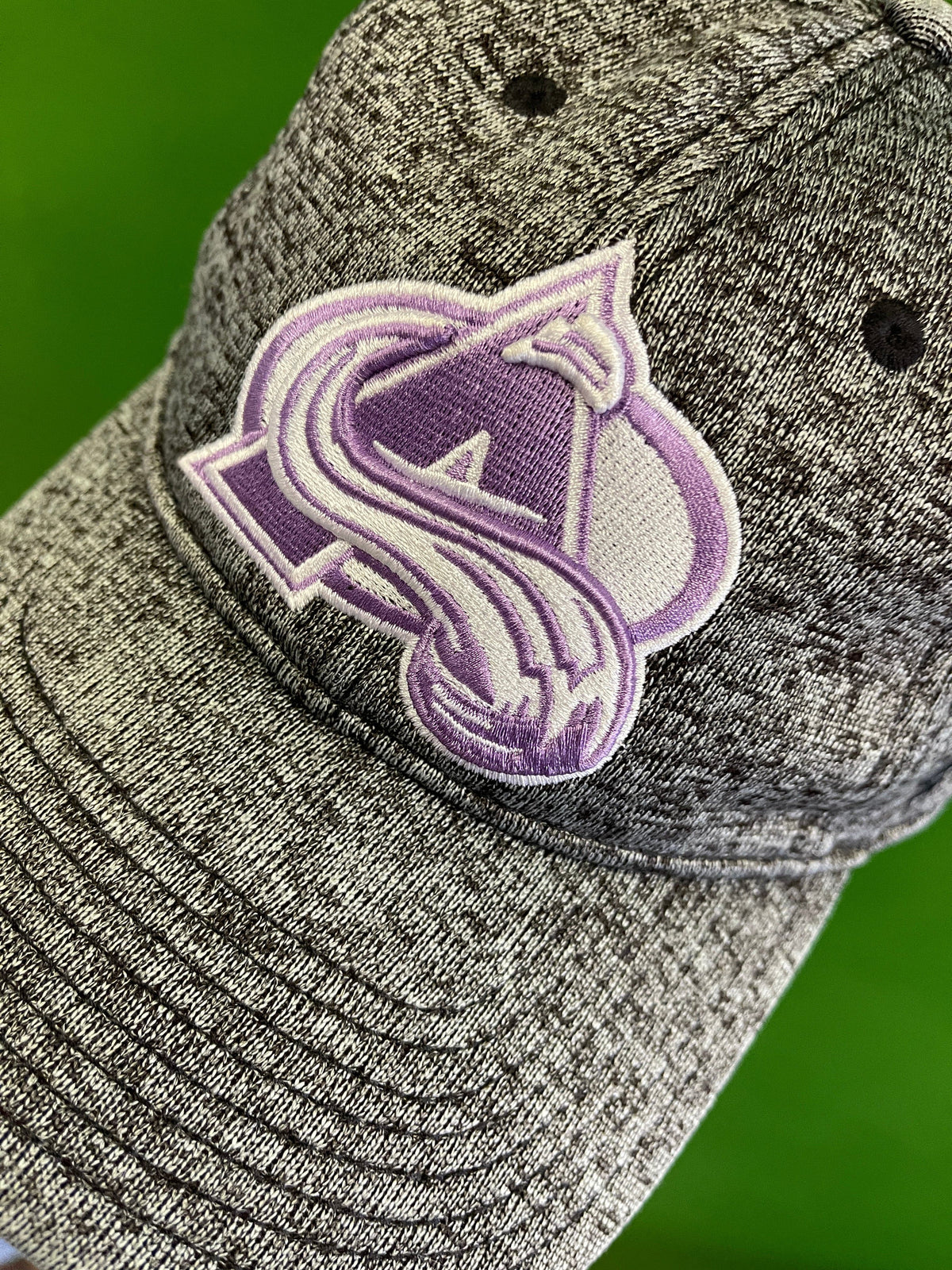 NHL Colorado Avalanche Fanatics Heathered Grey Fight Cancer Hat/Cap Men's OSFM