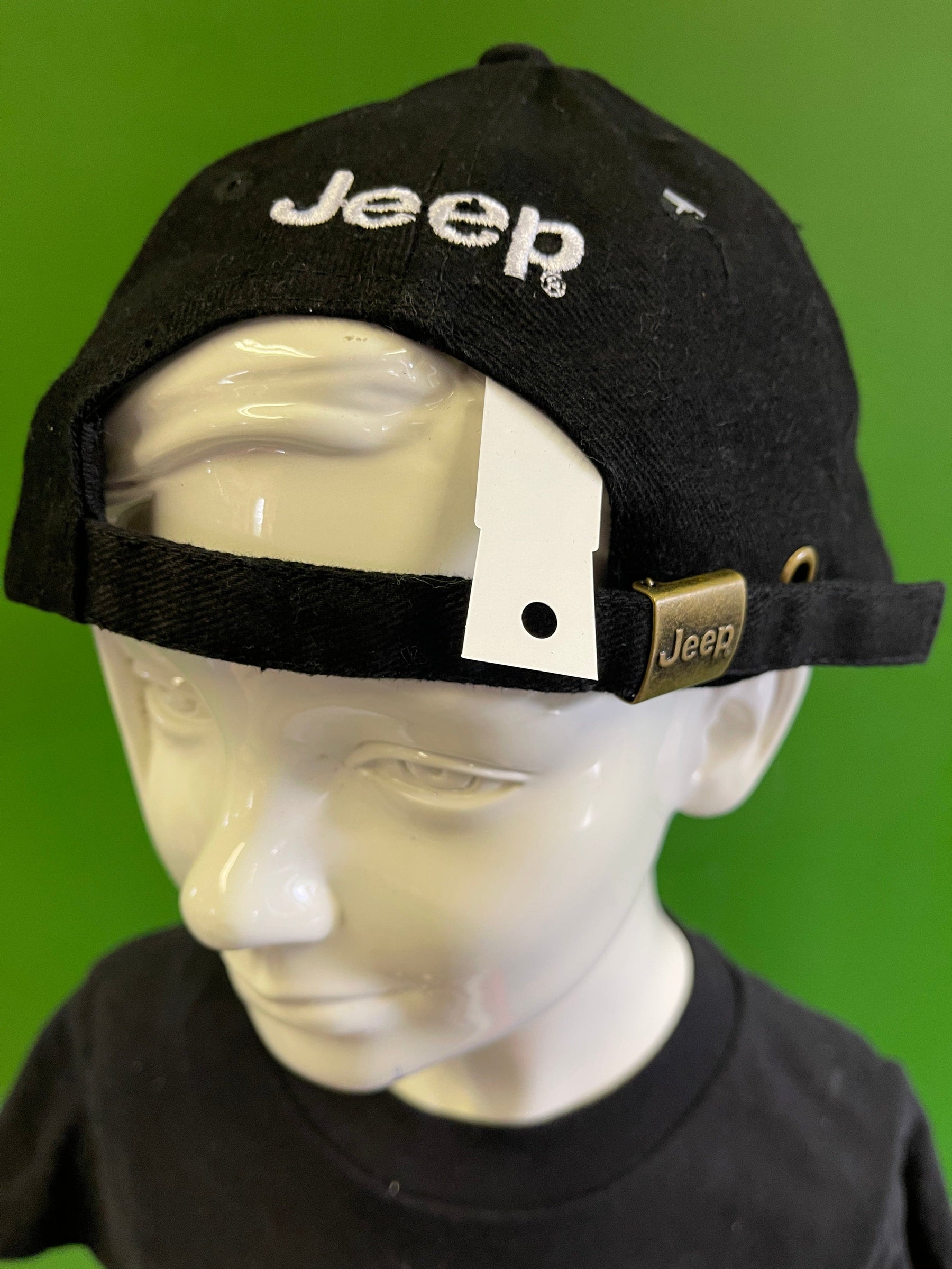 Only in a Jeep 100% Cotton Black Baseball Hat/Cap Men's OSFM