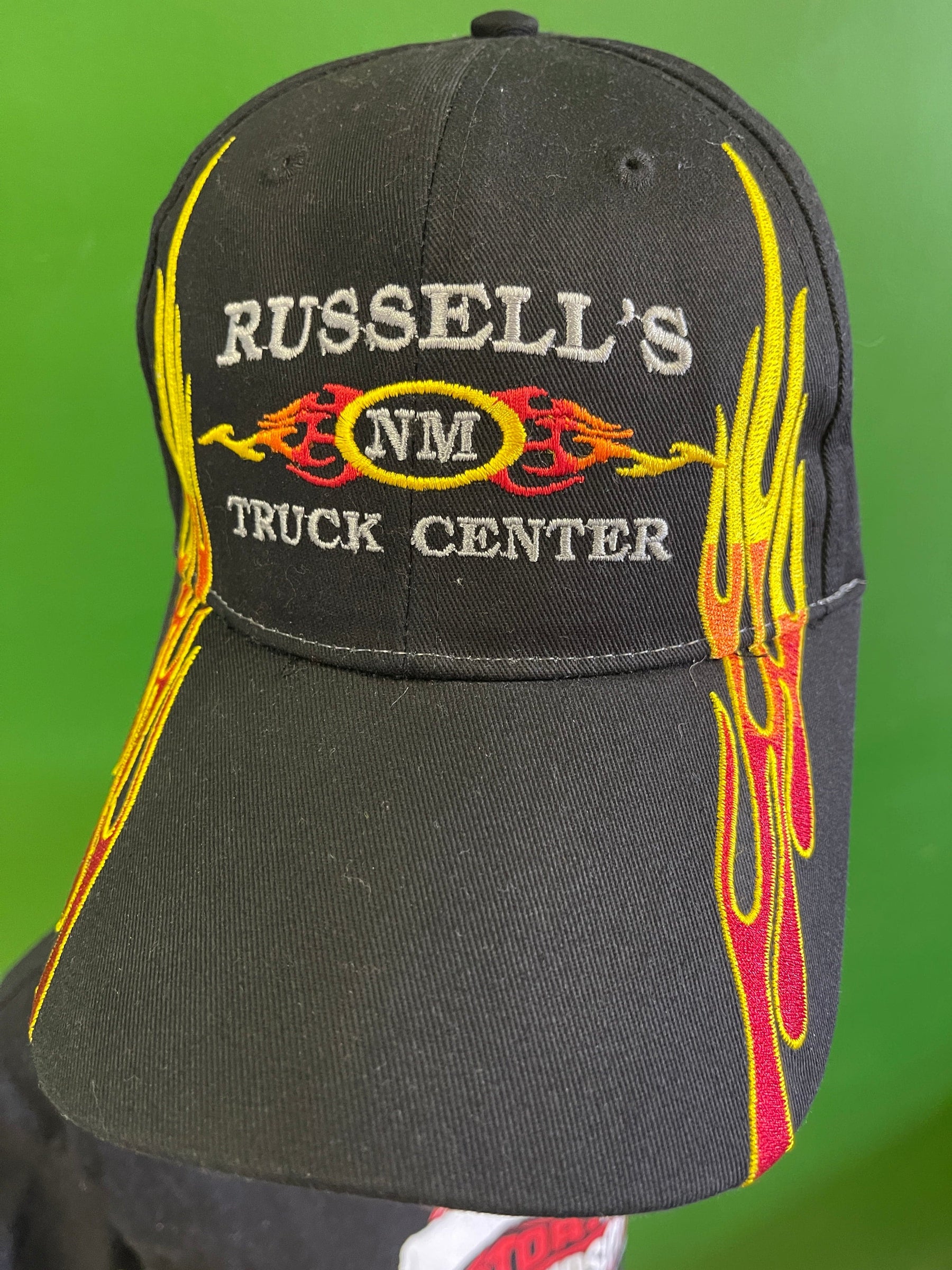 Russell's NM (New Mexico) Truck Center Cotton Black Baseball Hat/Cap Men's OSFM