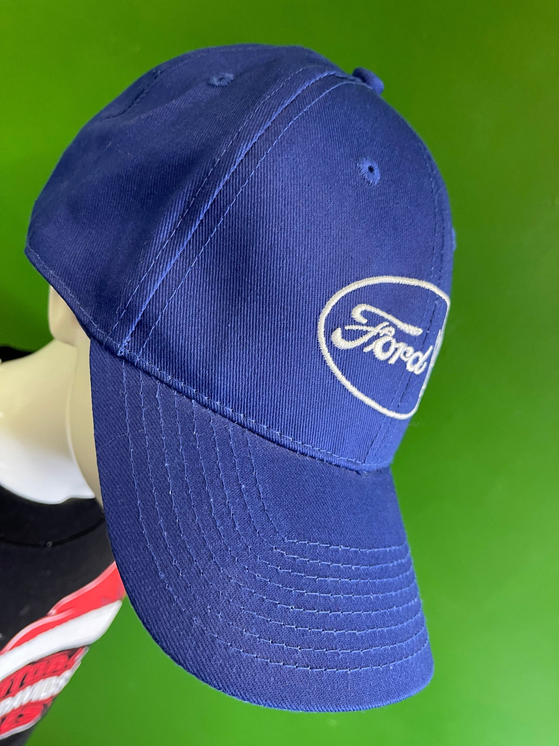 Ford V-8 100% Cotton Blue Baseball Hat/Cap Men's OSFM