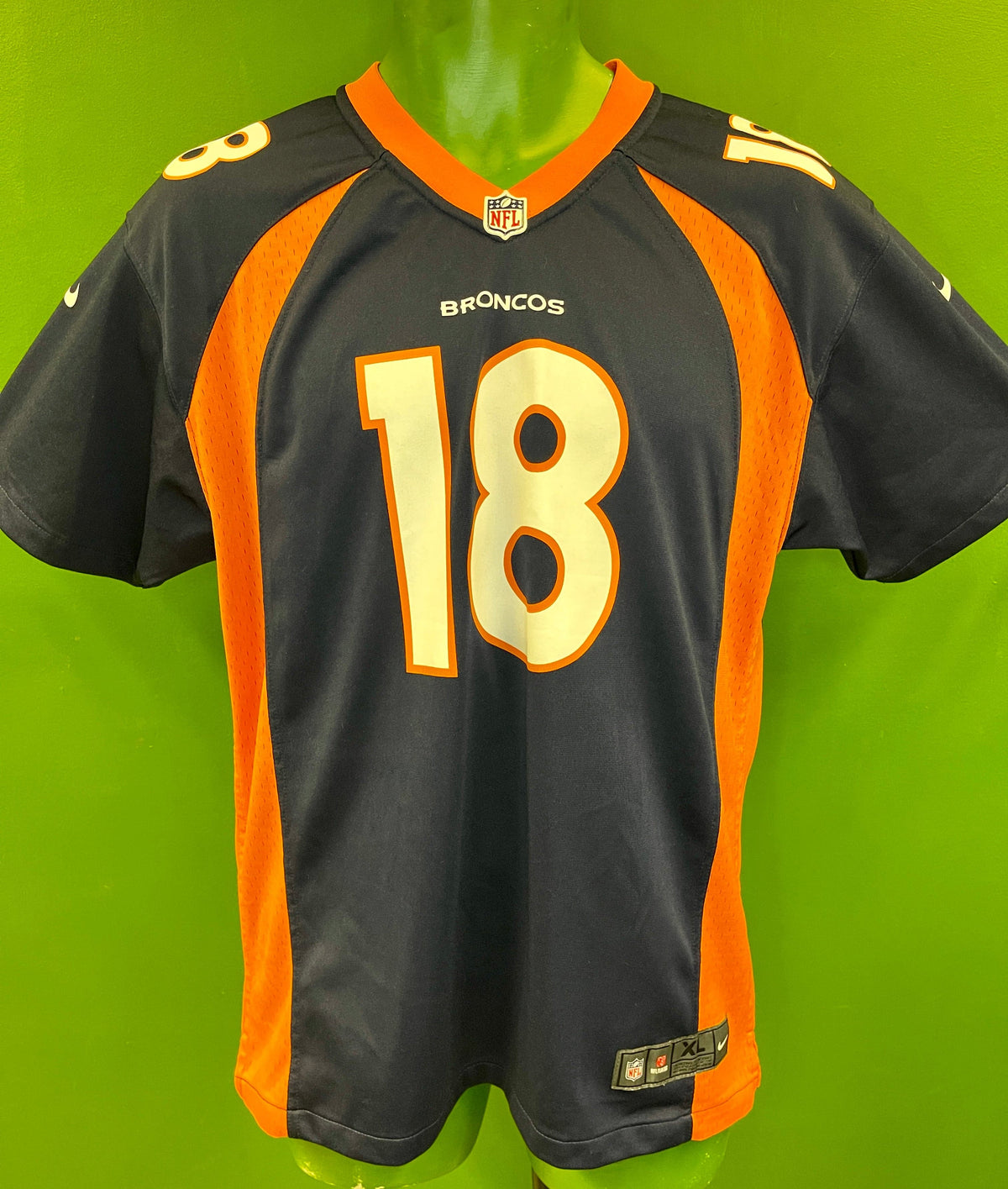 NFL Denver Broncos Peyton Manning #18 Game Jersey Youth X-Large 18-20