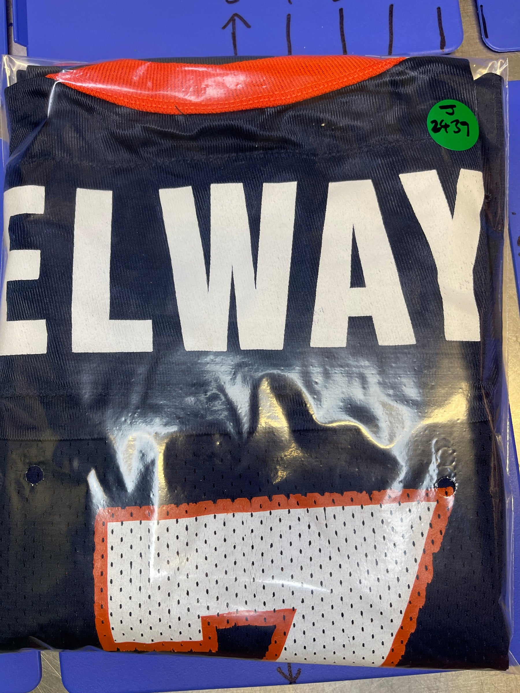 NFL Denver Broncos John Elway #7 Champion Vintage Mesh Jersey Men's 2X-Large