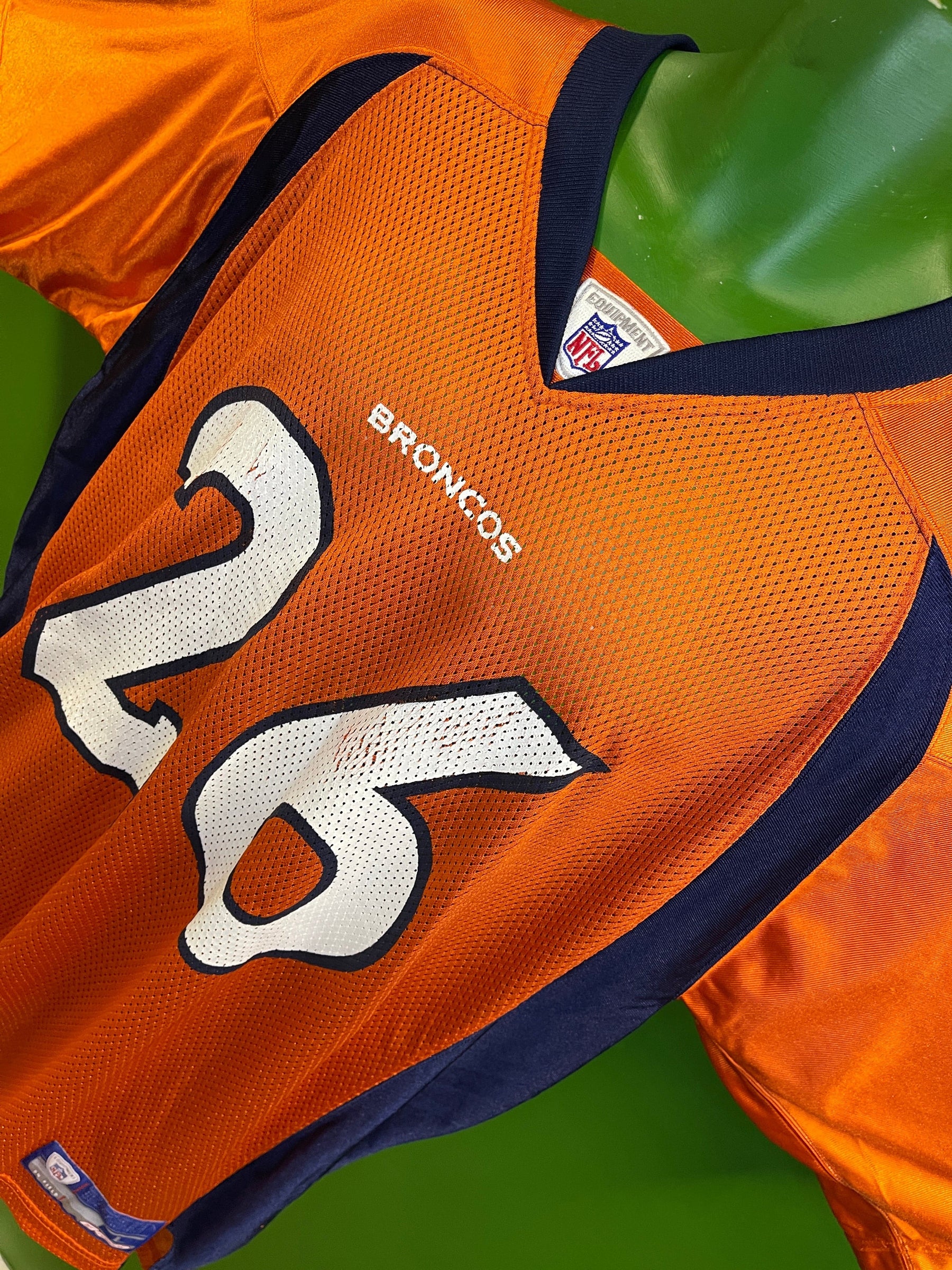 NFL Denver Broncos Clinton Portis #26 Reebok Jersey Men's Large