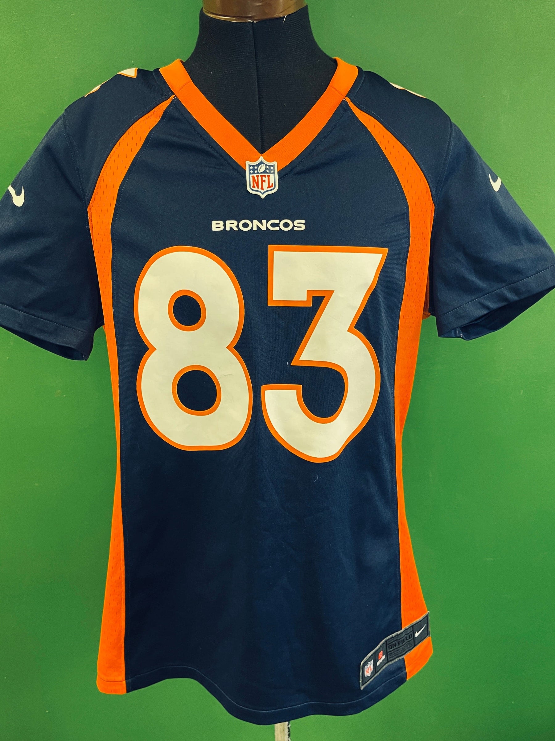 NFL Denver Broncos Wes Welker #83 Game Jersey Women's Large