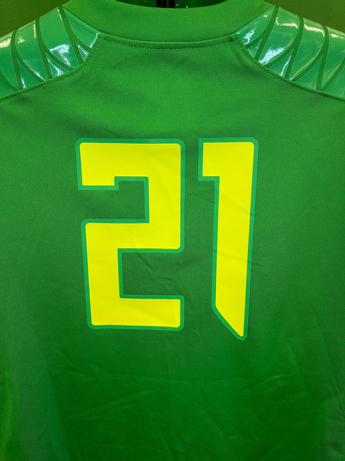 NCAA Oregon Ducks #21 Game Jersey Youth X-Large 18-20