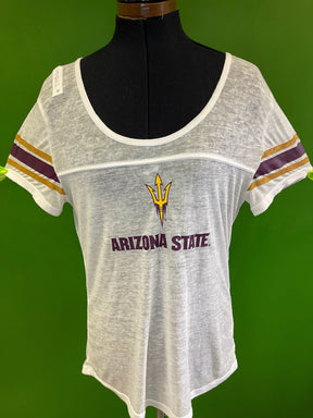 NCAA Arizona State Sun Devils White Tissue Tee Women's X-Small/Small