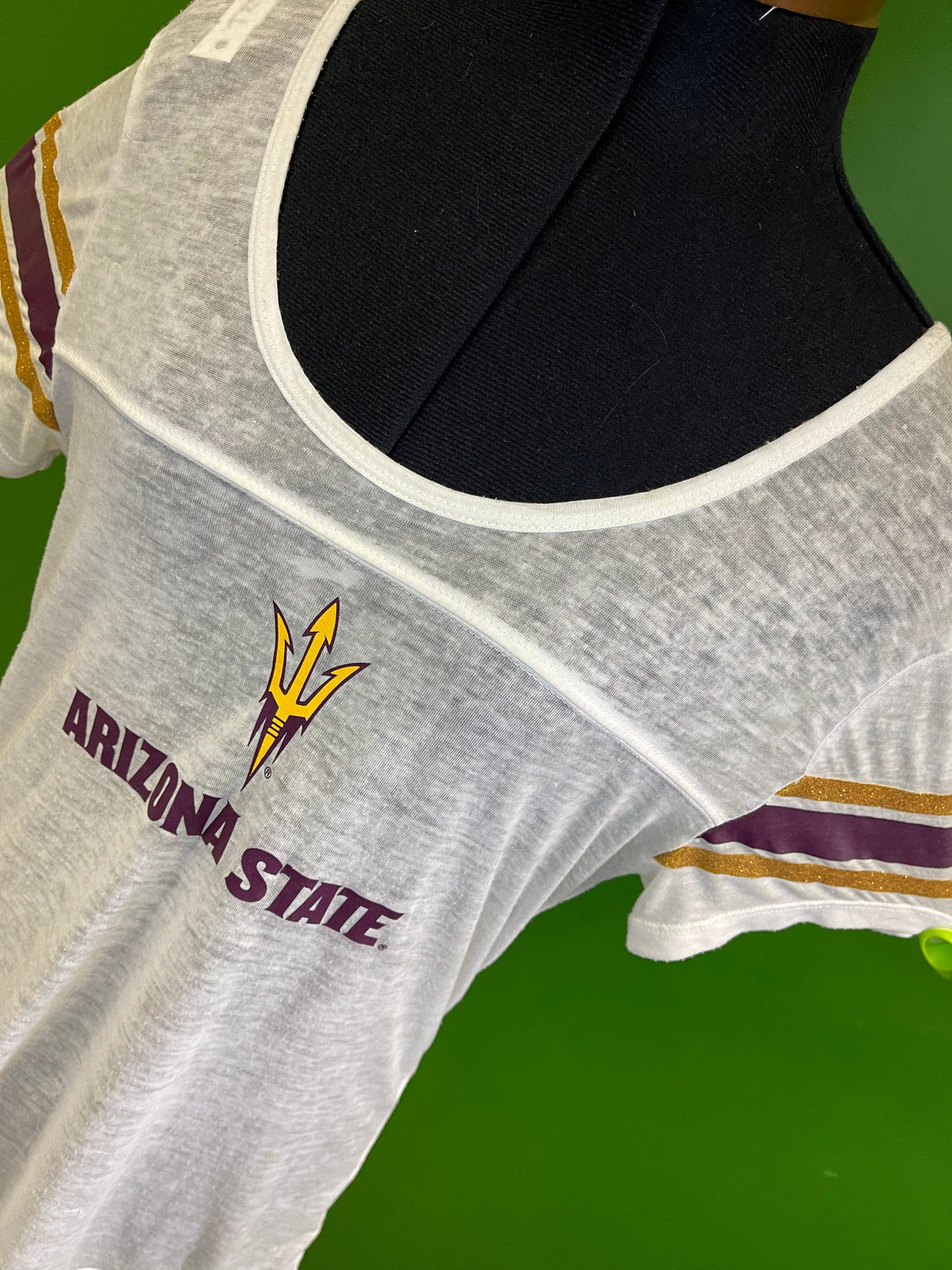 NCAA Arizona State Sun Devils White Tissue Tee Women's X-Small/Small