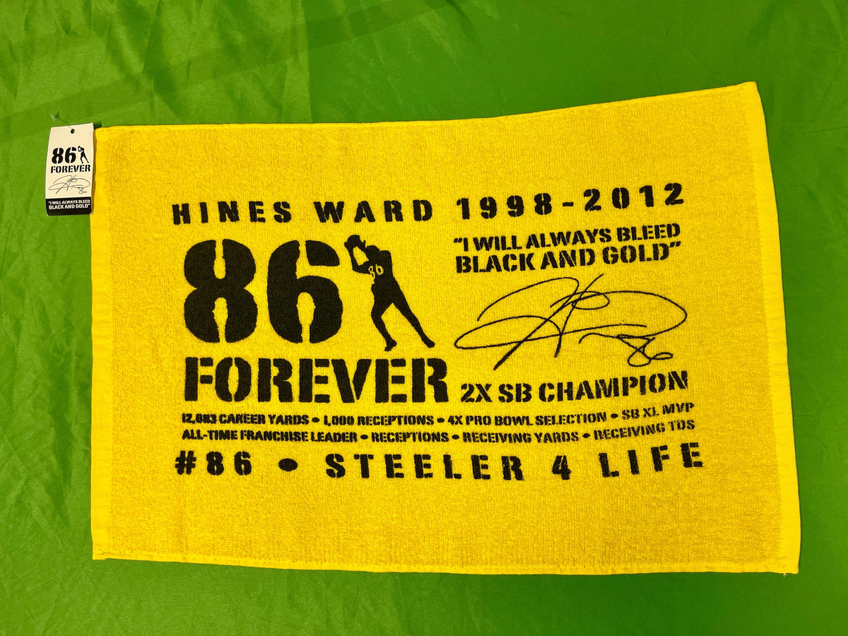 NFL Pittsburgh Steelers Hines Ward #86 Rare Terrible Towel NWT