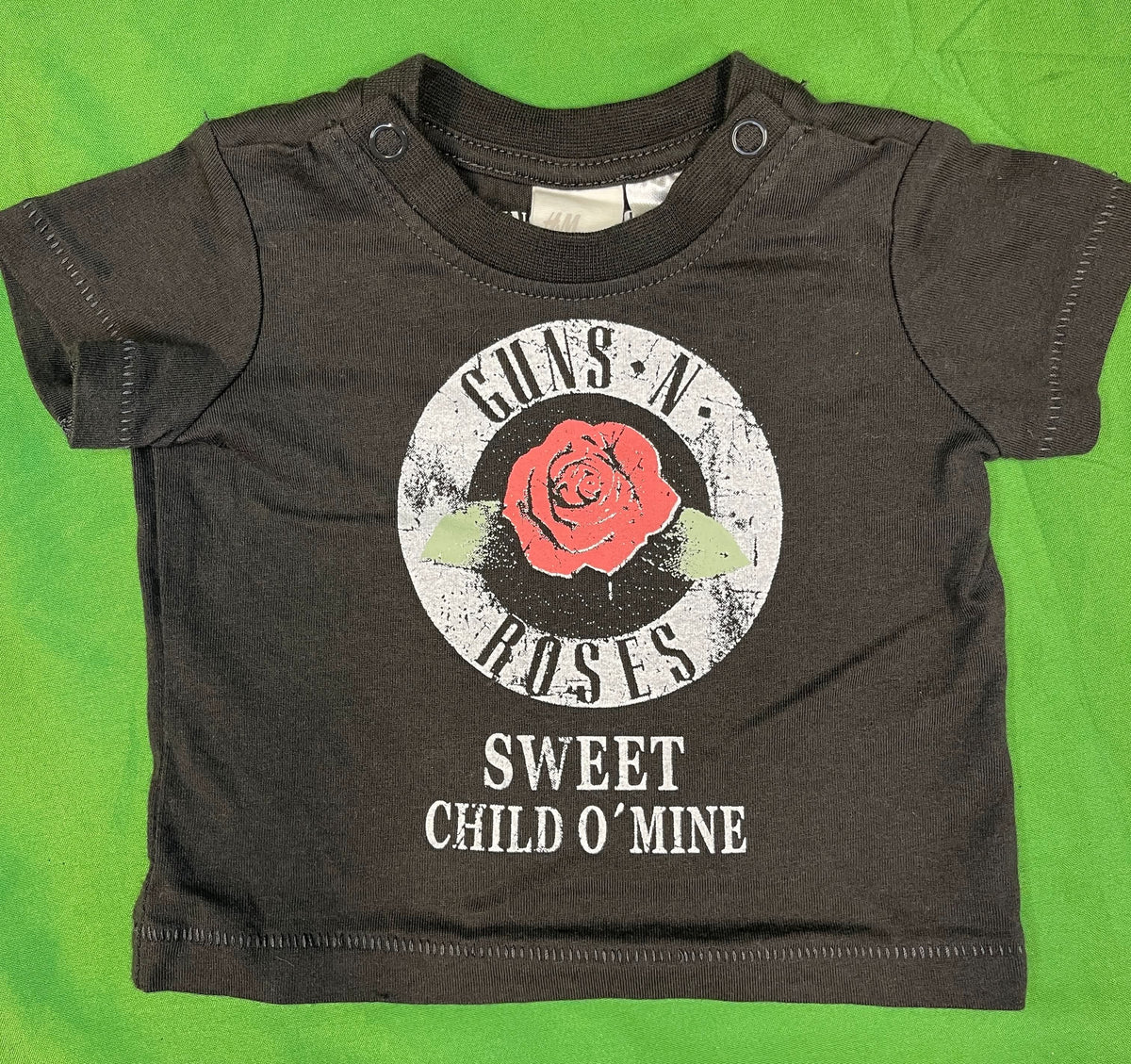 Guns N Roses 100% Cotton Band T-Shirt Infant Baby 0-1 Month