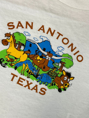 San Antonio Texas Farm Cartoon T-Shirt Infant Baby 12 Months