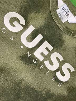 Guess Los Angeles Green Tie-Dye Bodysuit/Vest Infant Baby 3-6 Months