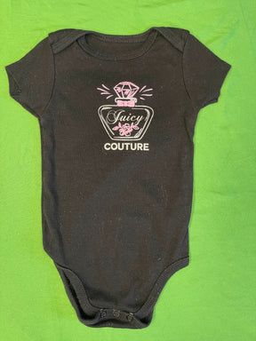 Juicy Couture Perfume Bottle Design Bodysuit/Vest Infant Baby 12 Months