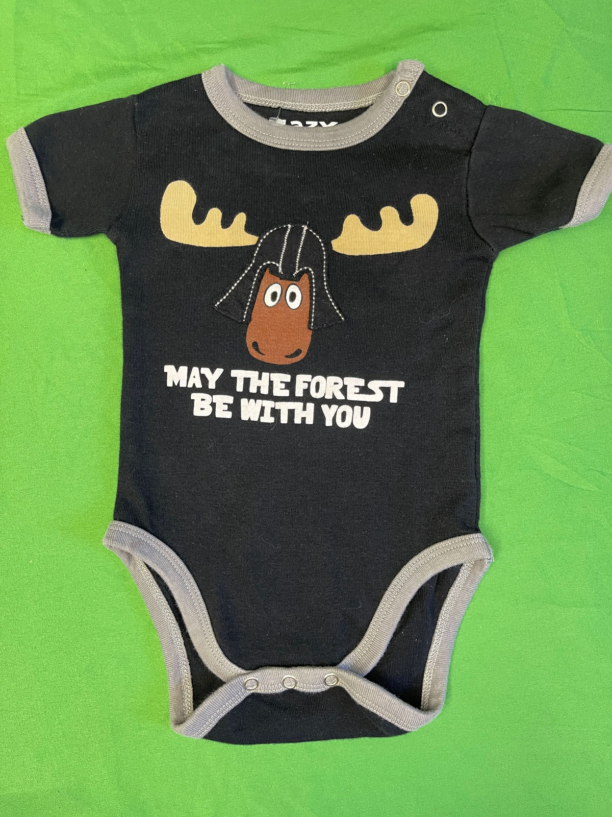 Star Wars Moose "May the Forest Be With you" Bodysuit/Vest Infant Baby 12 Months