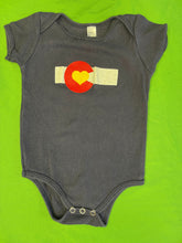 American Apparel Colorado State Flag Heart Bodysuit/Vest Infant Baby 6-12 Months