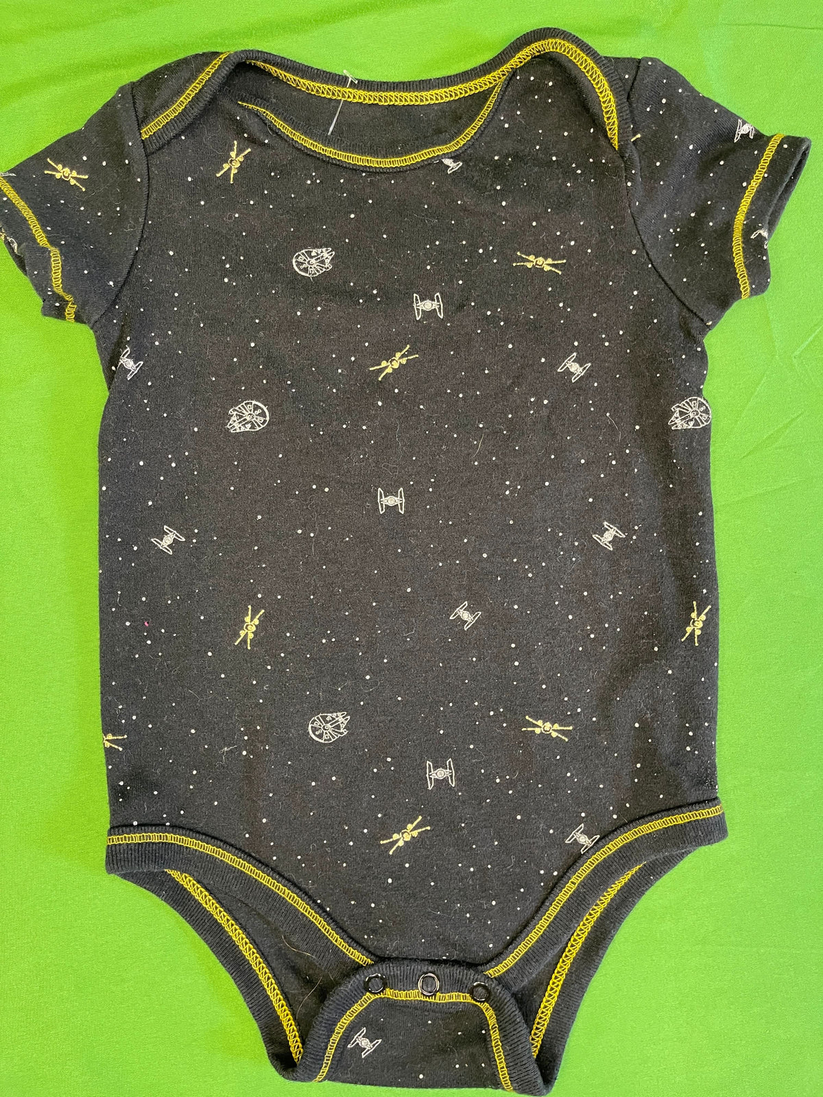 Star Wars Starry Space Ship Pattern Bodysuit/Vest Infant Baby 12 Months